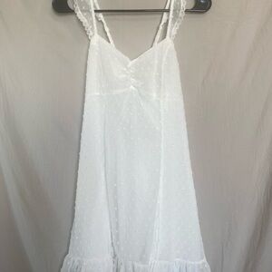 Elegant White Lace dress